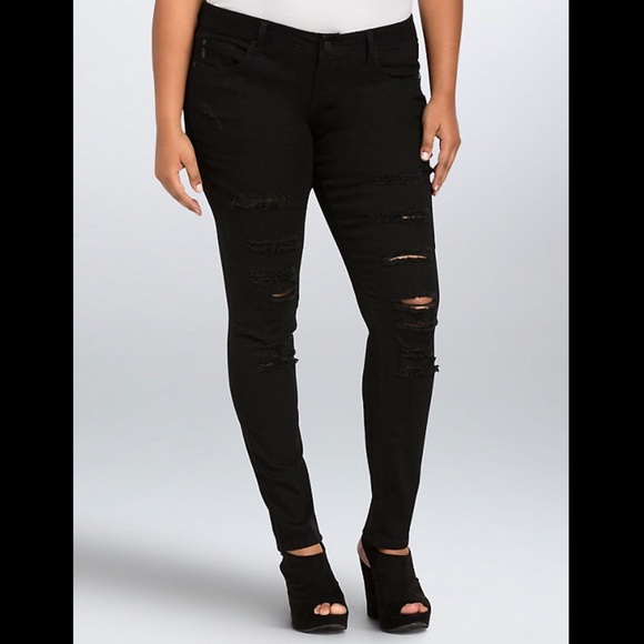 torrid black skinny jeans